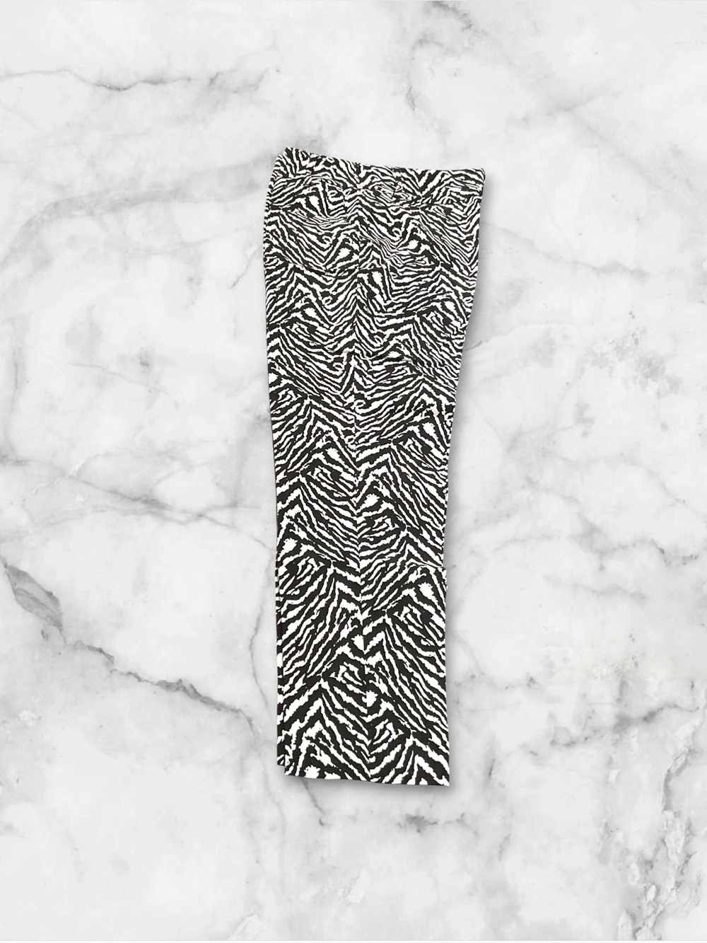 Zebra Print Straight Leg Pants